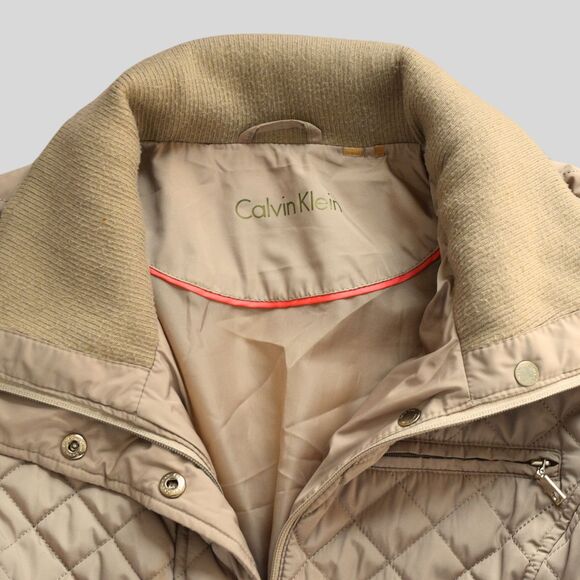 Calvin Klein Women's Diamond Quilted Jacket Size M - Picture 6 of 9